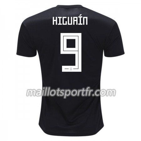 Maillot de Foot Argentine Higuain 9 Exterieur Coupe du monde 2018